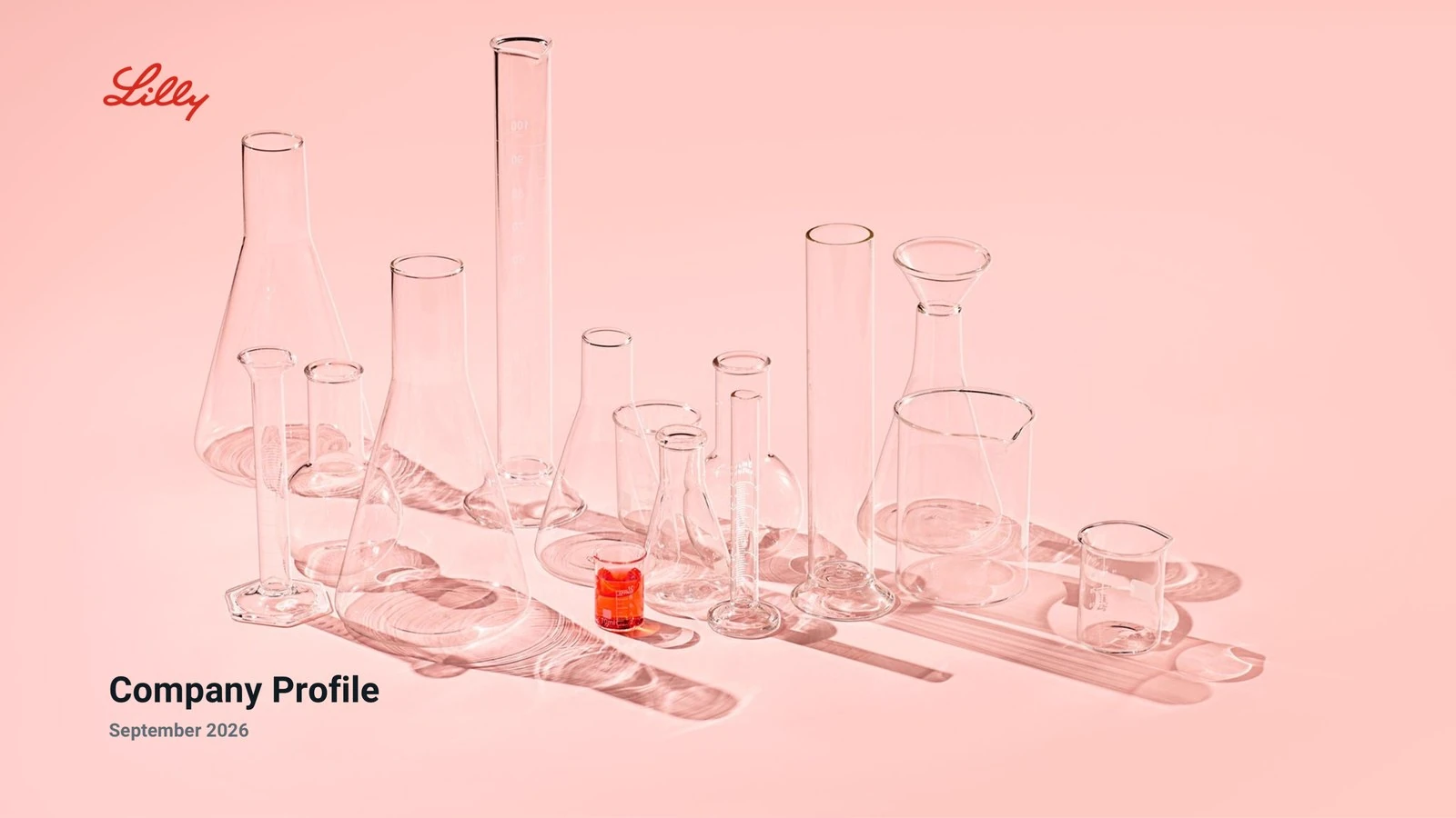 Eli Lilly company profile cover created with editide